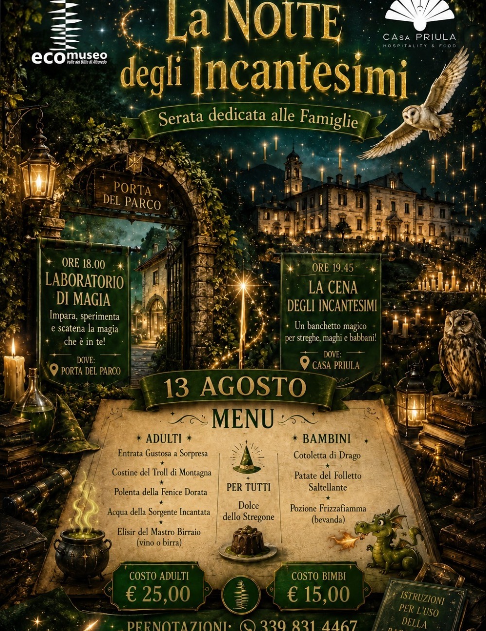 Immagine Evento La Notte degli Incantesimi | Calendario Valtellinese