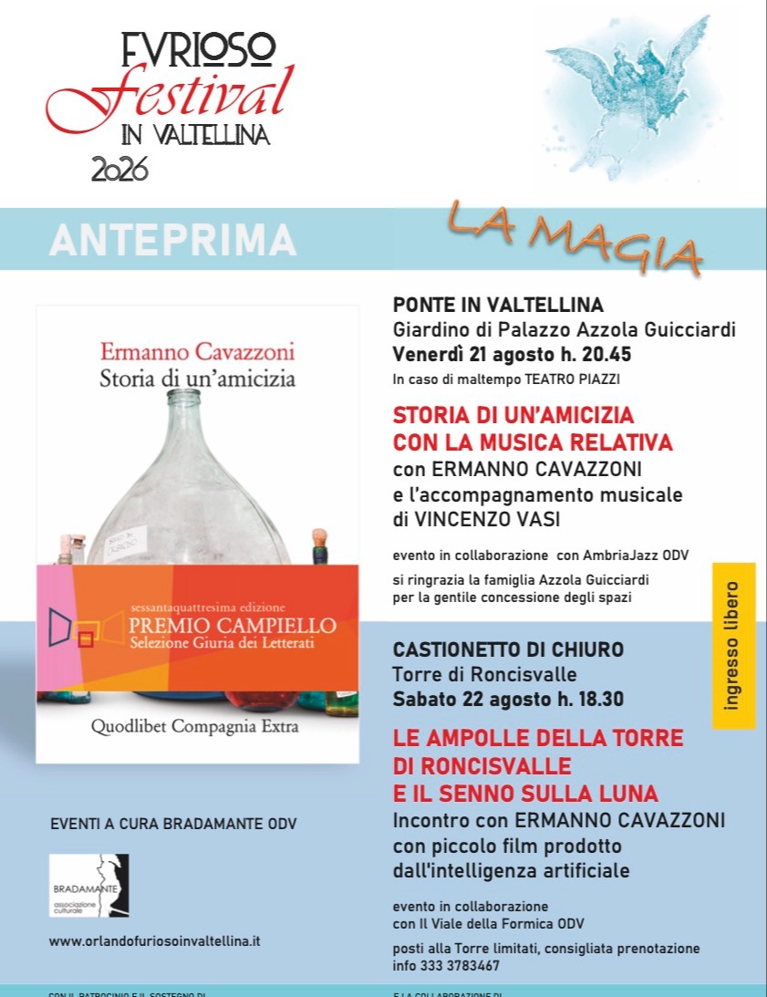 Immagine Evento Anteprima La Magia – Furioso Festival in Valtellina | Calendario Valtellinese