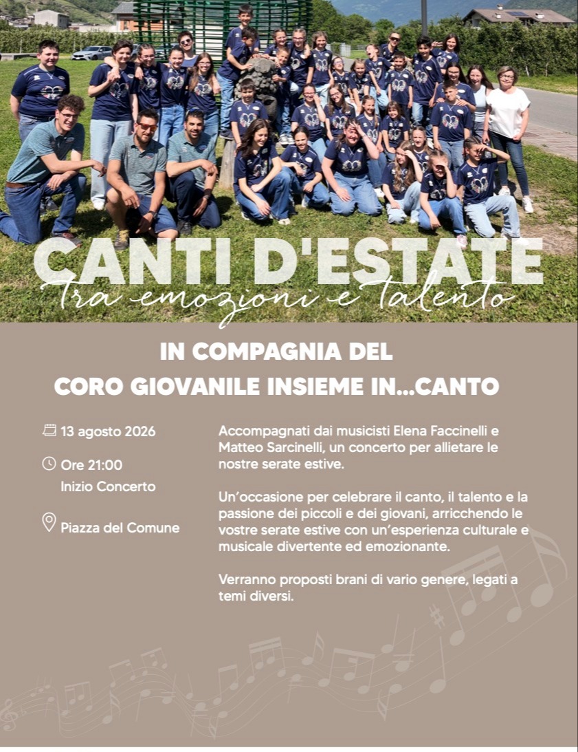 Immagine Evento Canti d’Estate | Calendario Valtellinese