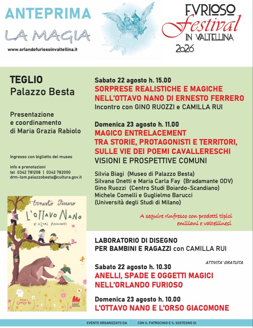 Immagine Evento Anteprima La Magia – Furioso Festival in Valtellina | Calendario Valtellinese