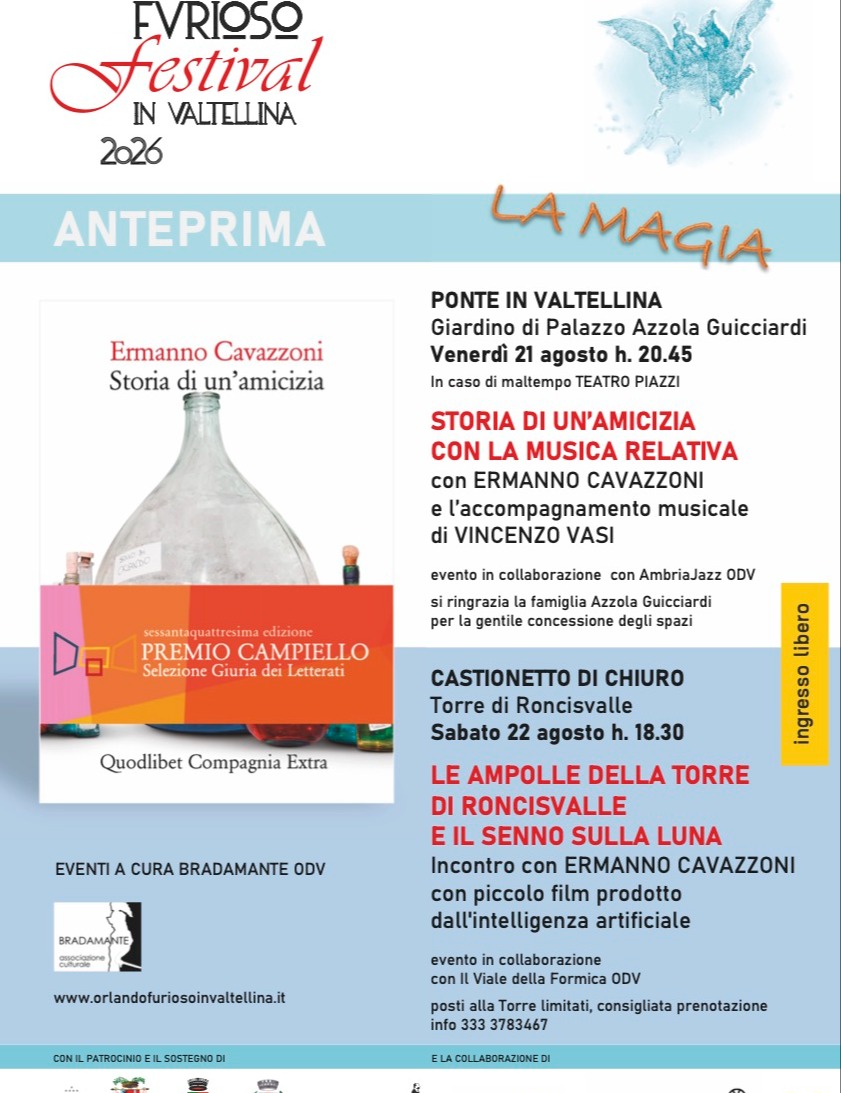 Immagine Evento Furioso Festival in Valtellina “La Magia” – Anteprima | Calendario Valtellinese