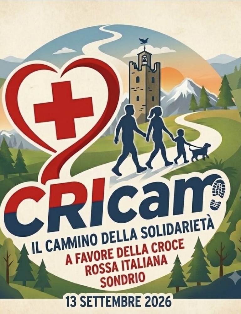 Immagine Evento CRIcam – Il cammino della solidarietà | Calendario Valtellinese