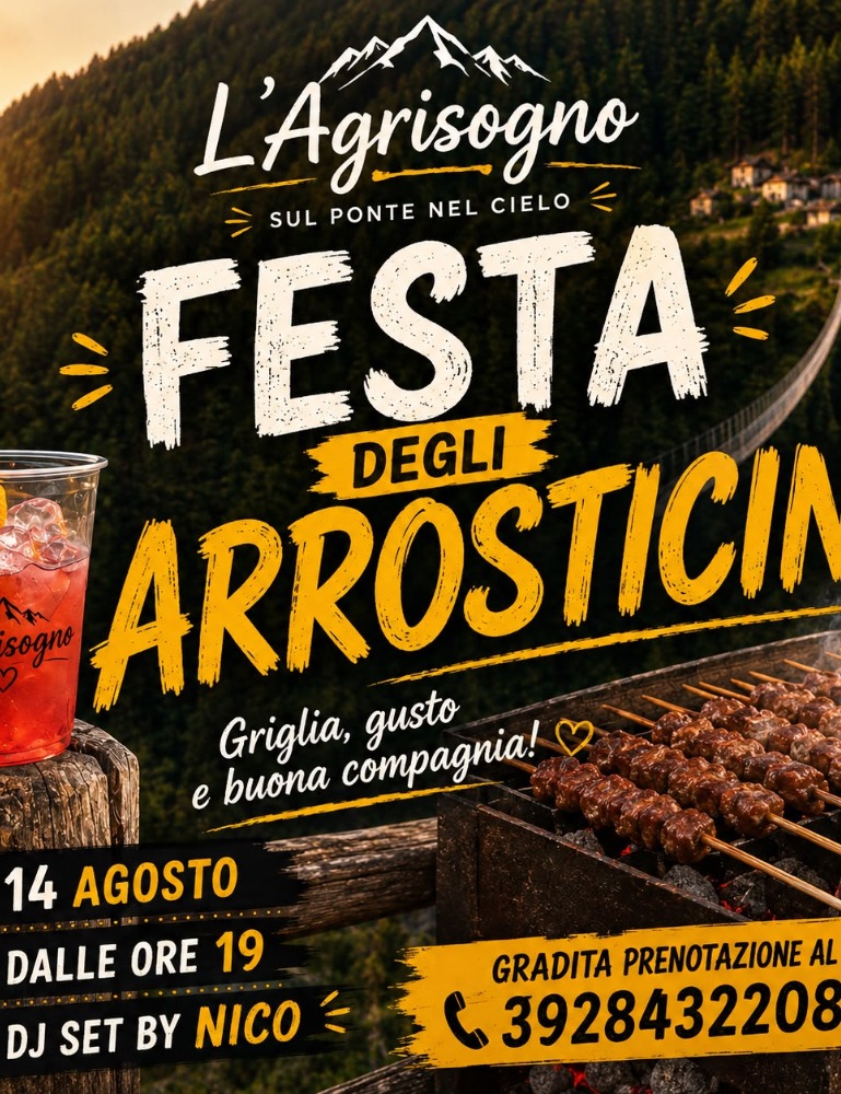 Immagine Evento Festa degli Arrosticini | Calendario Valtellinese