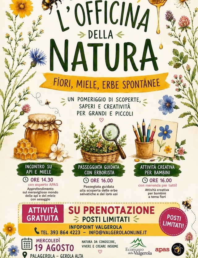 Immagine Evento L’Officina della Natura | Calendario Valtellinese