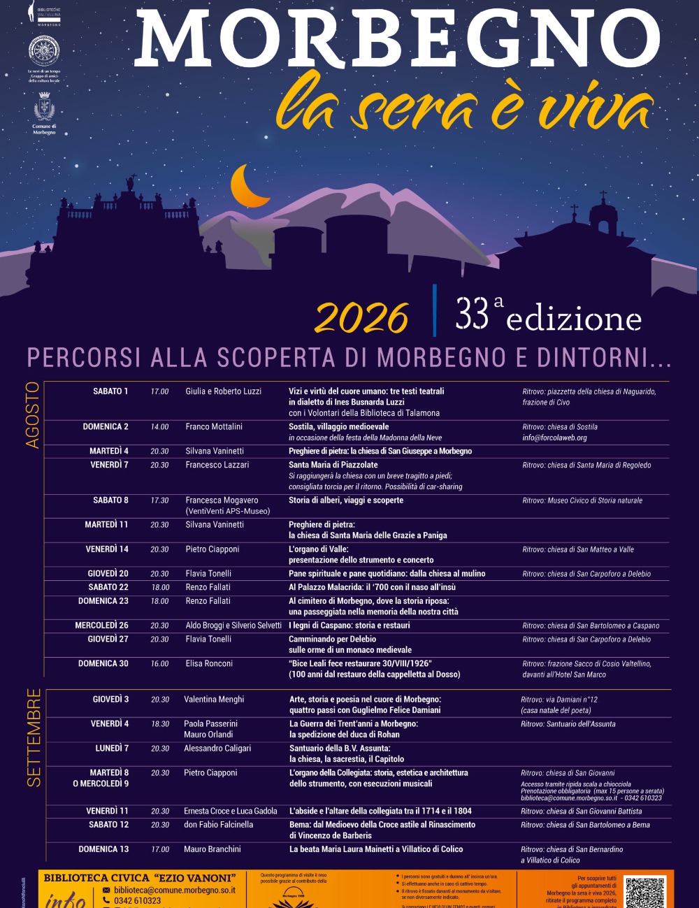 Immagine Evento Morbegno la sera è viva | Calendario Valtellinese