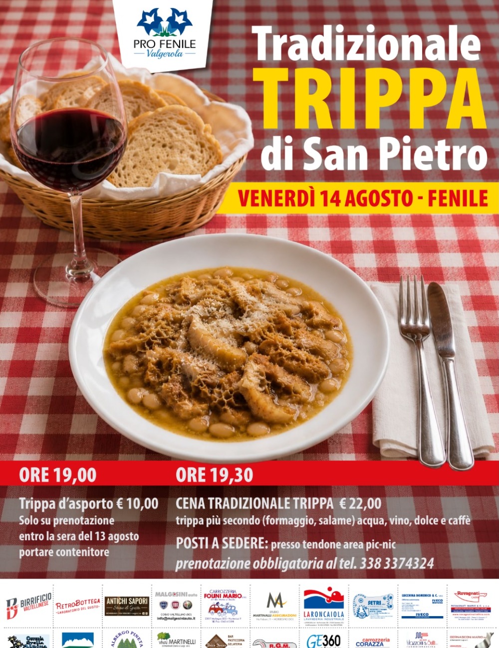 Immagine Evento Tradizionale Trippa di San Pietro | Calendario Valtellinese