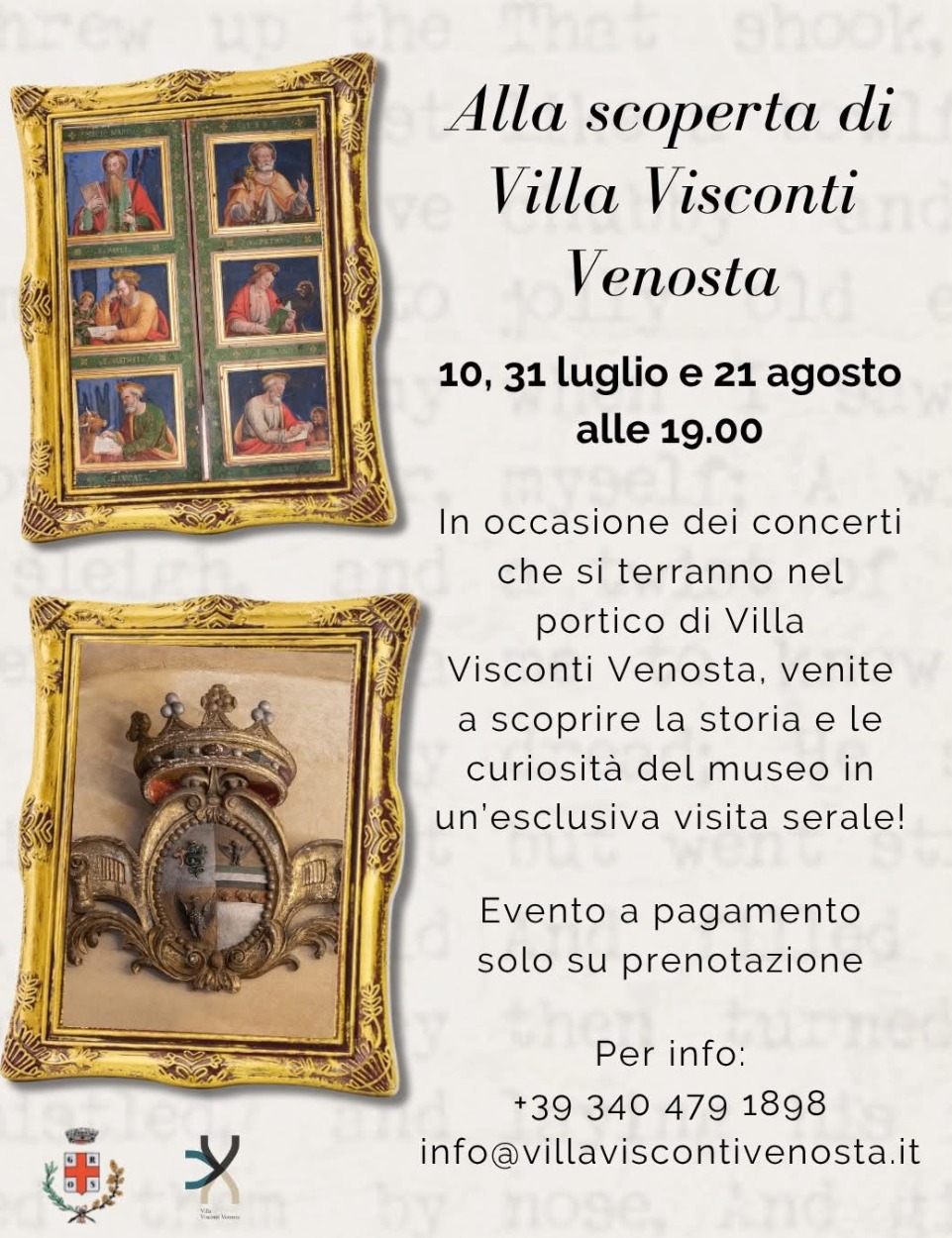 Immagine Evento Alla scoperta di Villa Visconti Venosta | Calendario Valtellinese