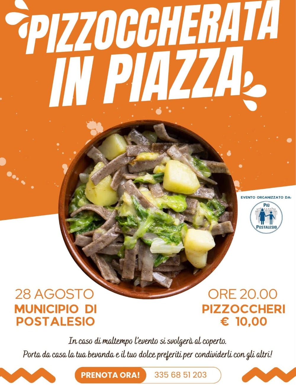 Immagine Evento Pizzoccherata in Piazza | Calendario Valtellinese
