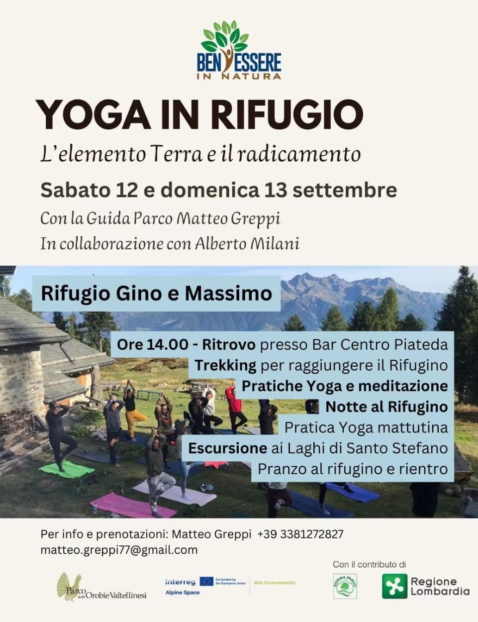 Immagine Evento Yoga in rifugio | Calendario Valtellinese