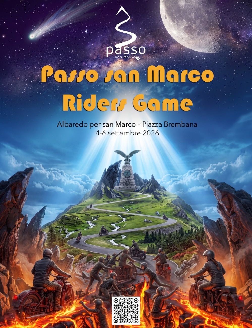 Immagine Evento Passo San Marco Big Riders Game 2026 | Calendario Valtellinese