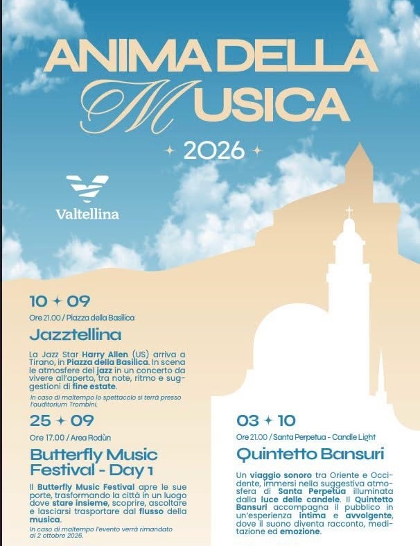 Immagine Evento Anima della Musica | Calendario Valtellinese