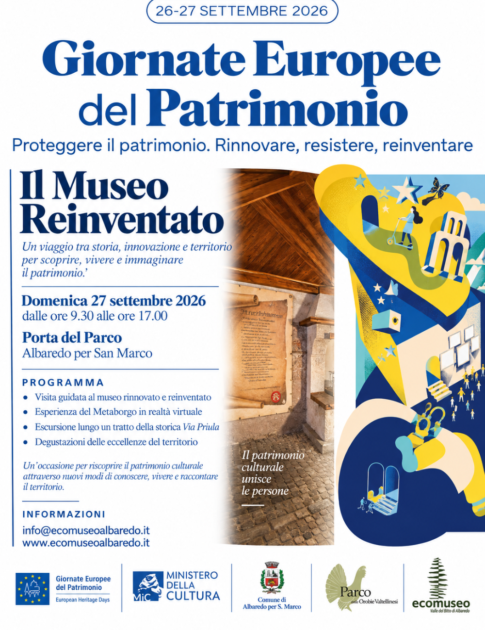 Immagine Evento Giornate Europee del Patrimonio - Il Museo Reinventato | Calendario Valtellinese
