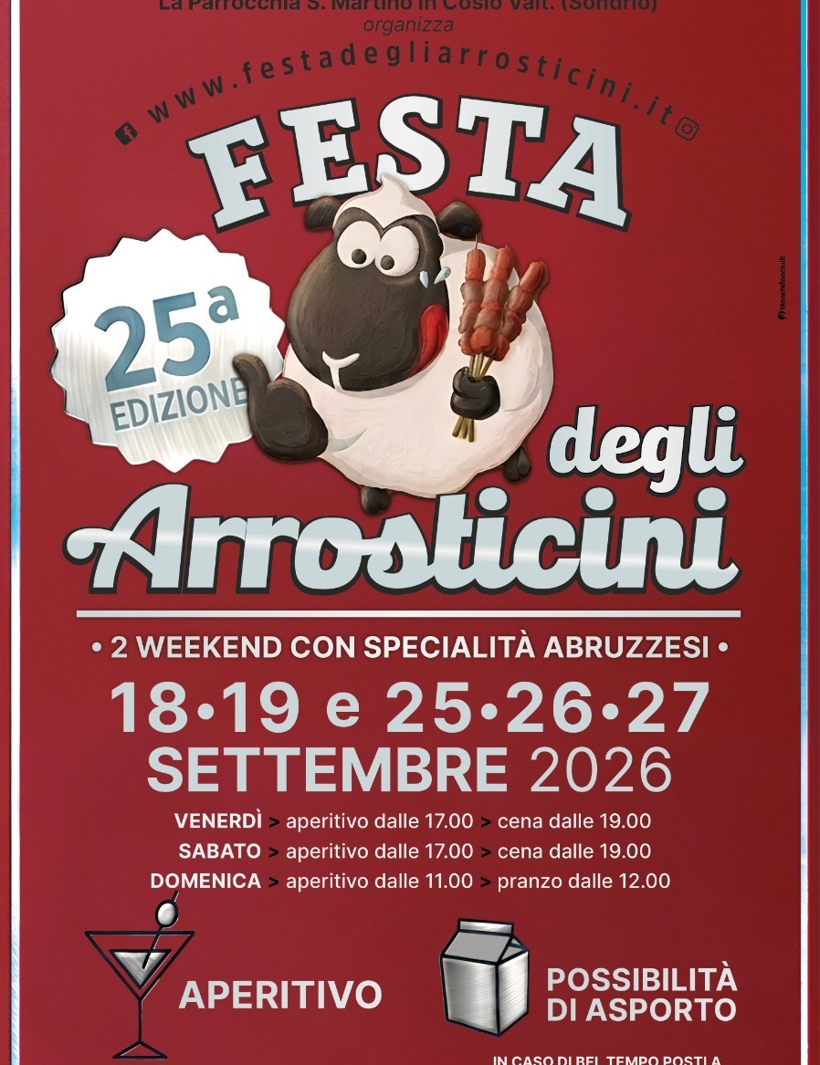 Immagine Evento Festa degli Arrosticini | Calendario Valtellinese