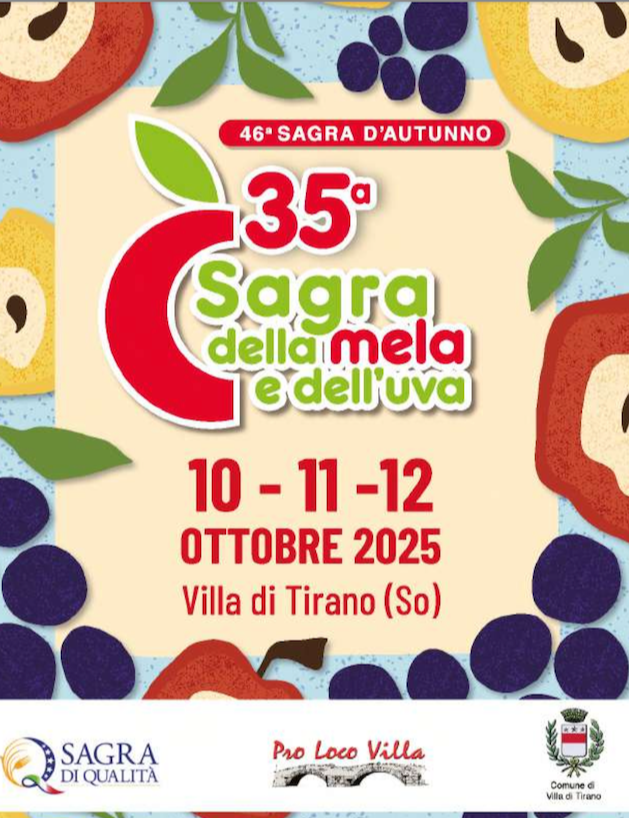 Immagine Evento Sagra della Mela e dell’Uva | Calendario Valtellinese