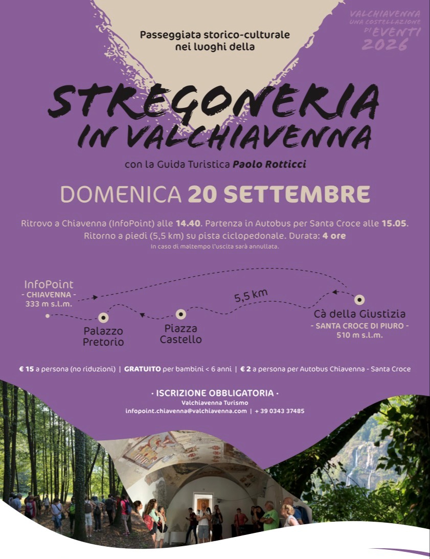 Immagine Evento Stregoneria in Valchiavenna | Calendario Valtellinese