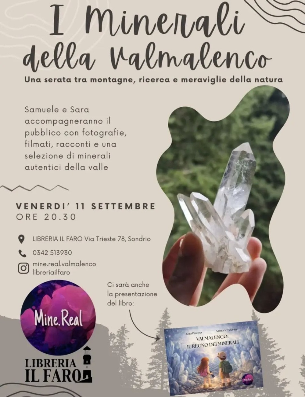 Immagine Evento I Minerali della Valmalenco | Calendario Valtellinese