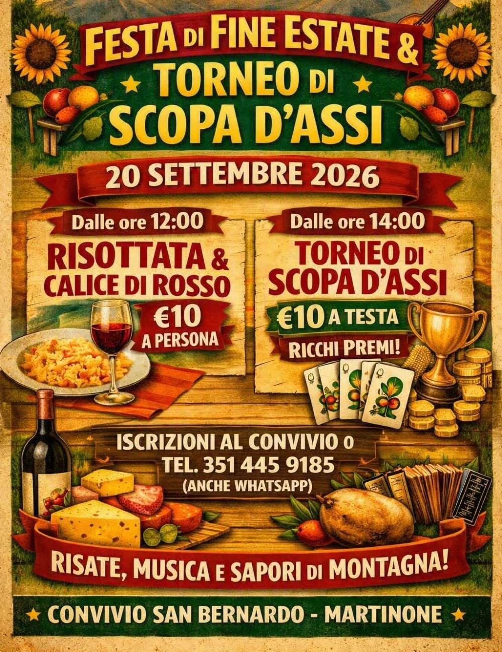 Immagine Evento Festa di fine estate | Calendario Valtellinese