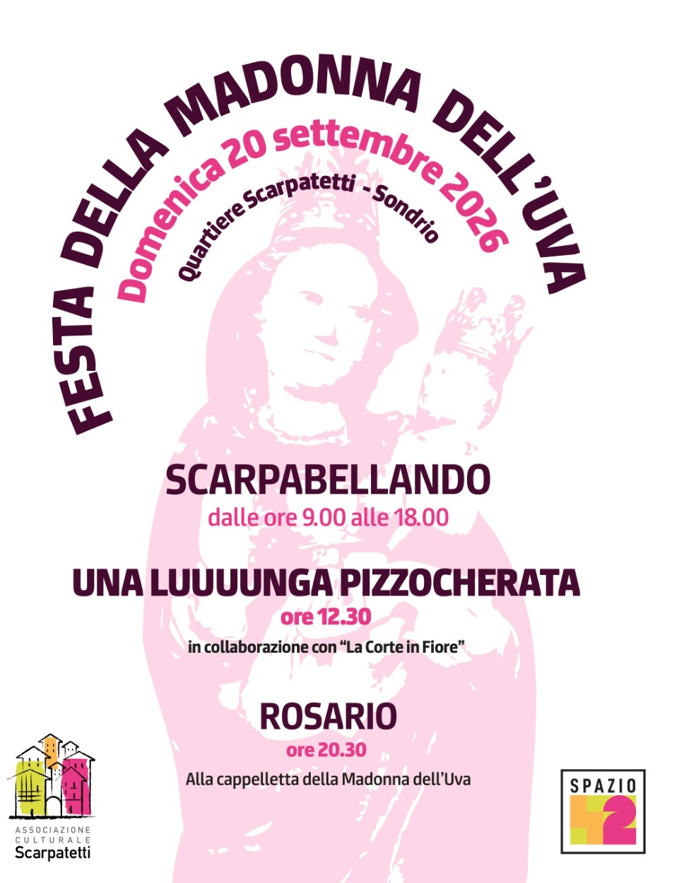 Immagine Evento Festa della Madonna dell’Uva | Calendario Valtellinese