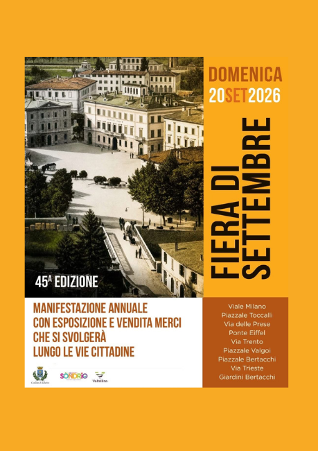 Immagine Evento Fiera di settembre | Calendario Valtellinese