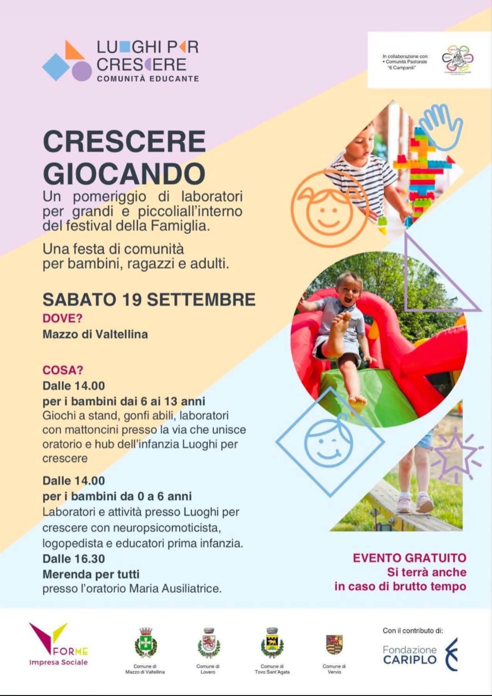 Immagine Evento Crescere Giocando | Calendario Valtellinese