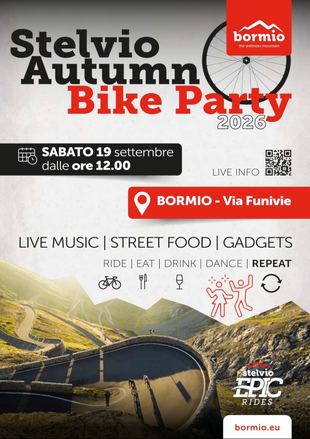 Immagine Evento Stelvio Autumn Bike Party | Calendario Valtellinese