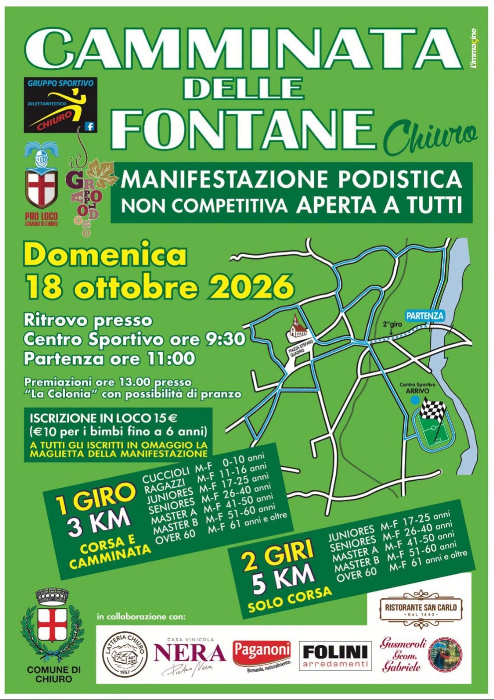 Immagine Evento Camminata delle Fontane | Calendario Valtellinese