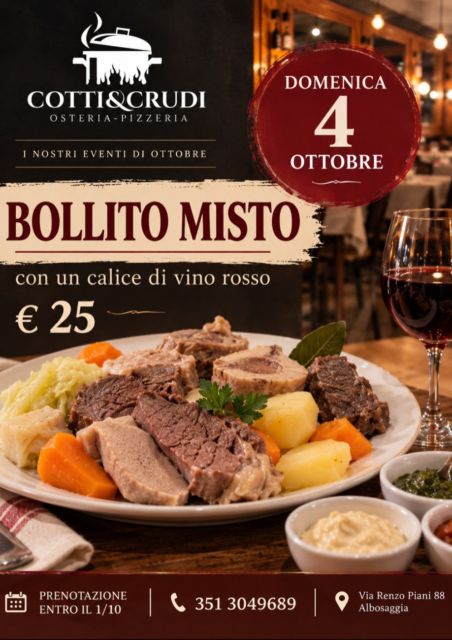 Immagine Evento Bollito Misto | Calendario Valtellinese