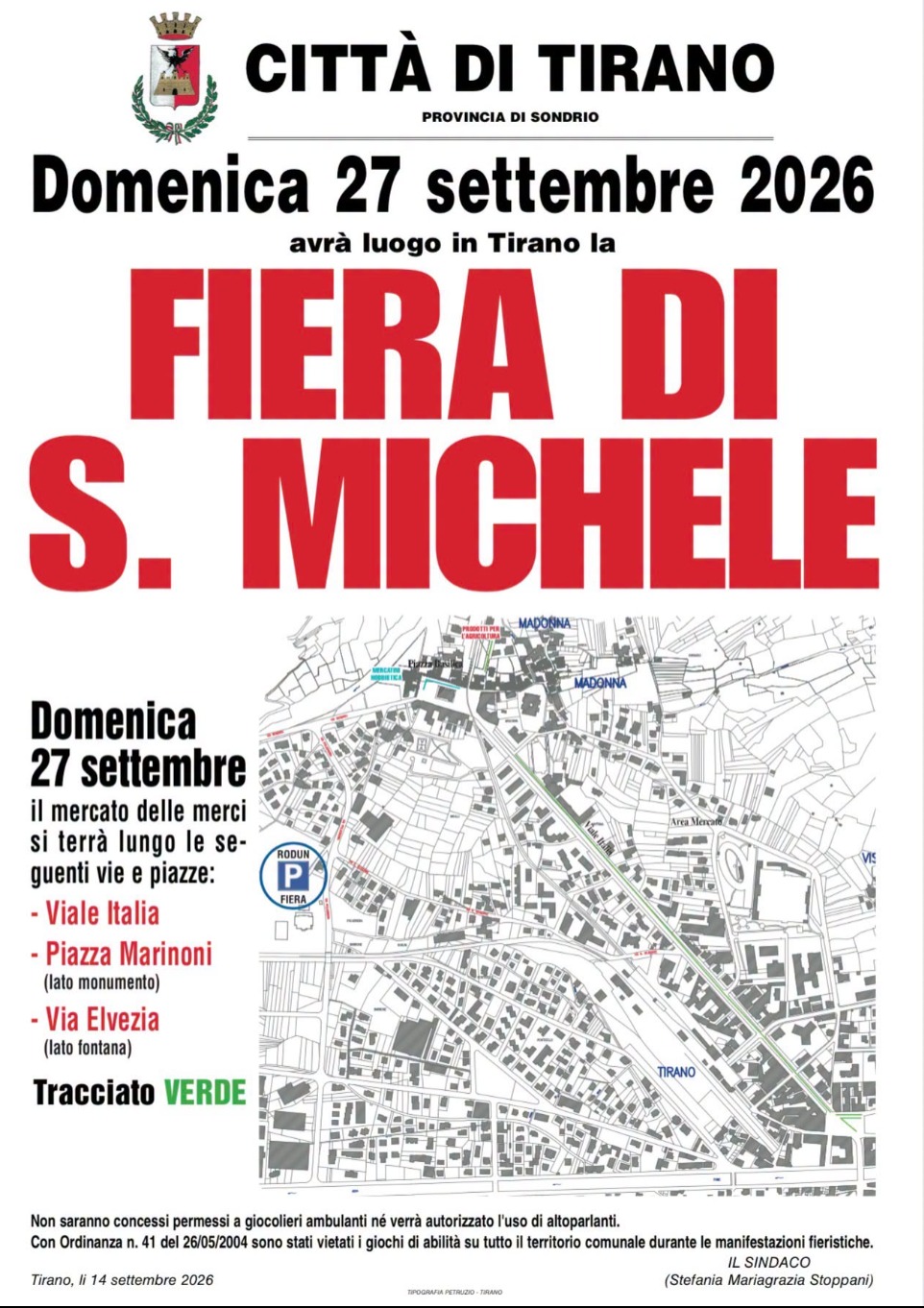 Immagine Evento Fiera di S. Michele | Calendario Valtellinese