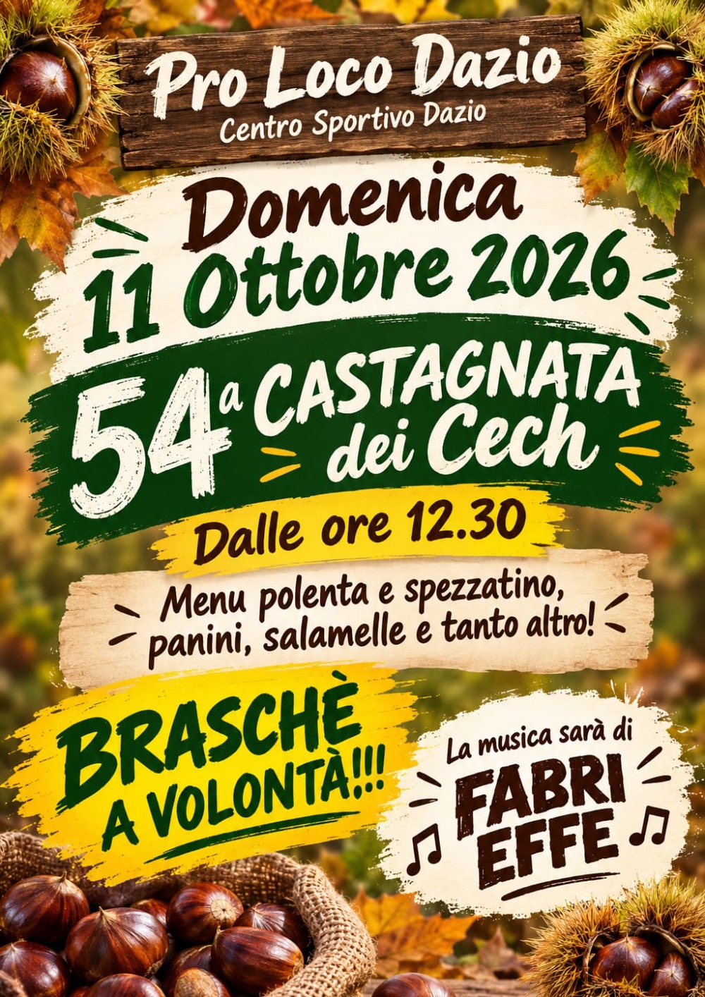 Immagine Evento Castagnata dei Cech | Calendario Valtellinese