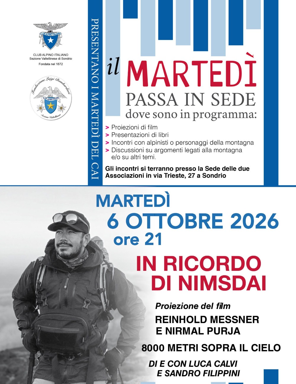 Immagine Evento In ricordo di Nimsdai | Calendario Valtellinese