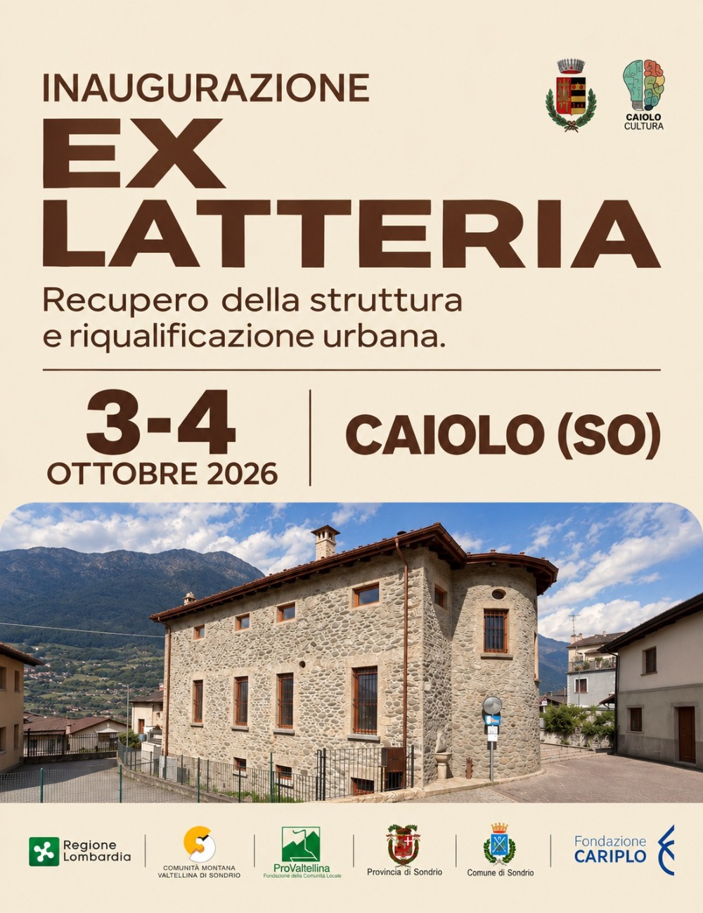 Immagine Evento Inaugurazione Ex Latteria | Calendario Valtellinese