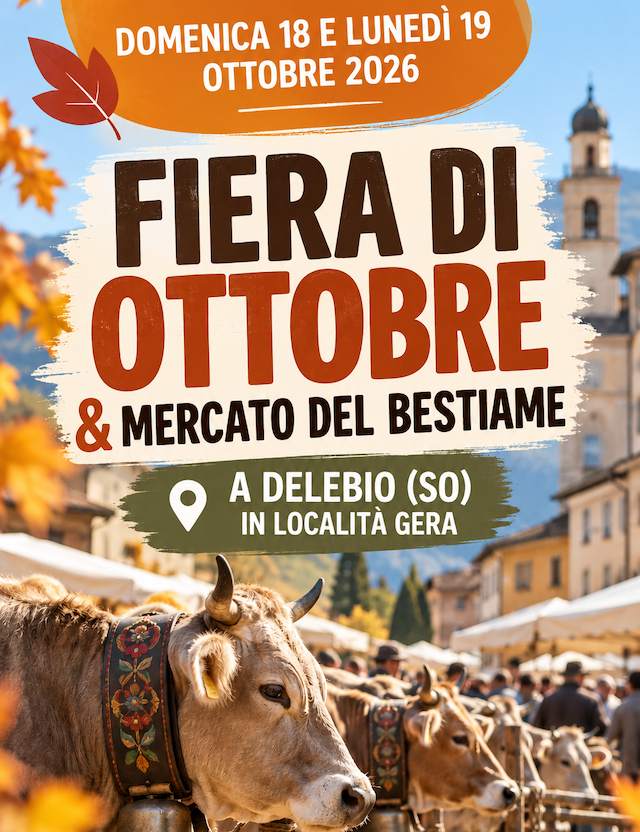 Immagine Evento Fiera di Ottobre | Calendario Valtellinese
