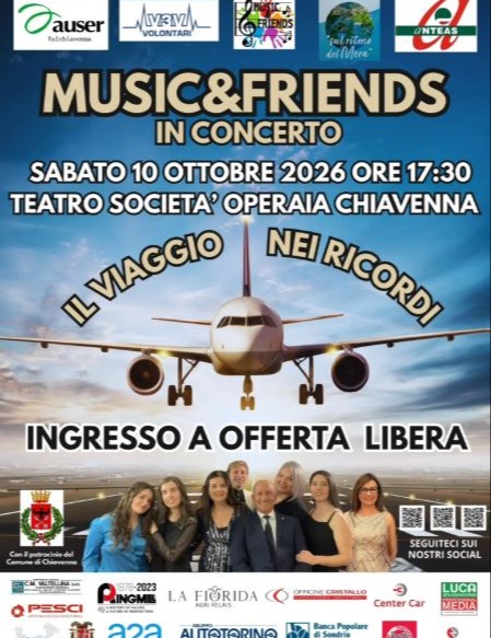 Immagine Evento Music&Friends in concerto | Calendario Valtellinese
