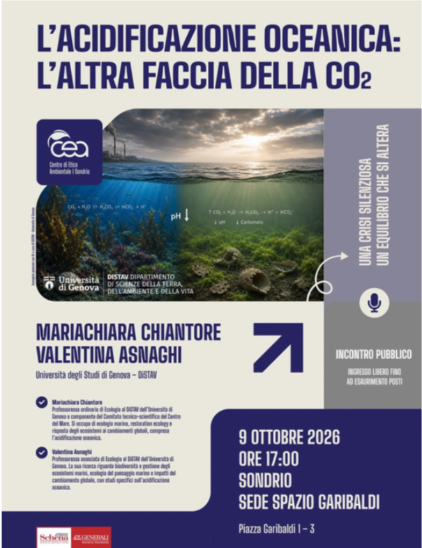 Immagine Evento L’acidificazione oceanica | Calendario Valtellinese