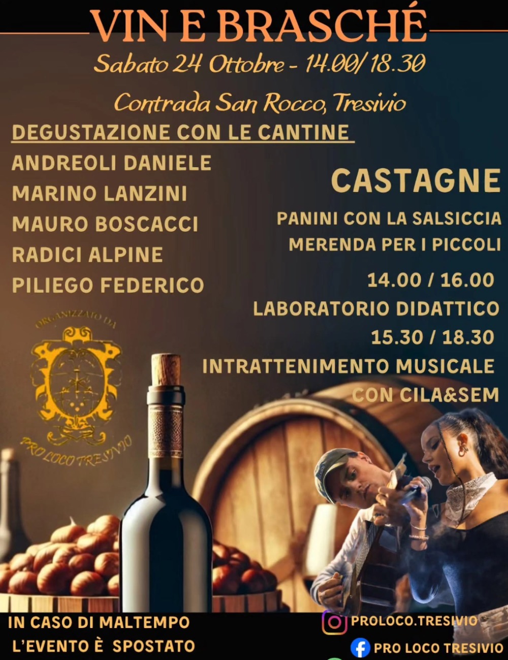 Immagine Evento Vin e Brasché | Calendario Valtellinese