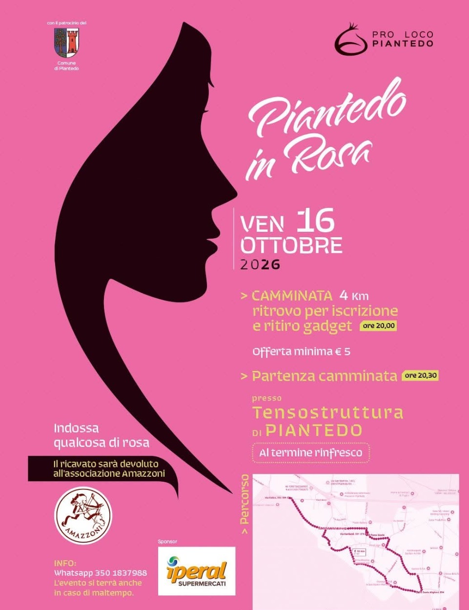 Immagine Evento Piantedo in Rosa | Calendario Valtellinese