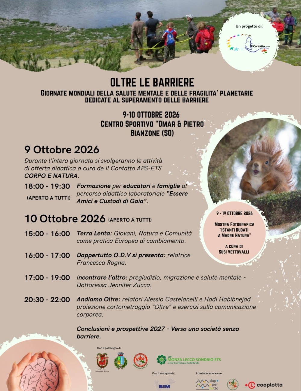 Immagine Evento Oltre le Barriere | Calendario Valtellinese