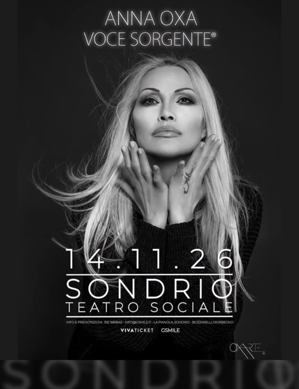 Immagine Evento Anna Oxa – Voce Sorgente | Calendario Valtellinese