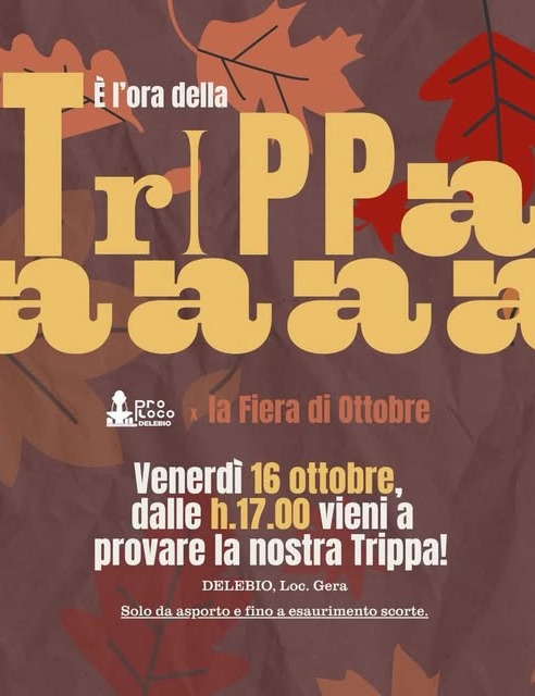 Immagine Evento E' l'ora della Trippaaaa | Calendario Valtellinese
