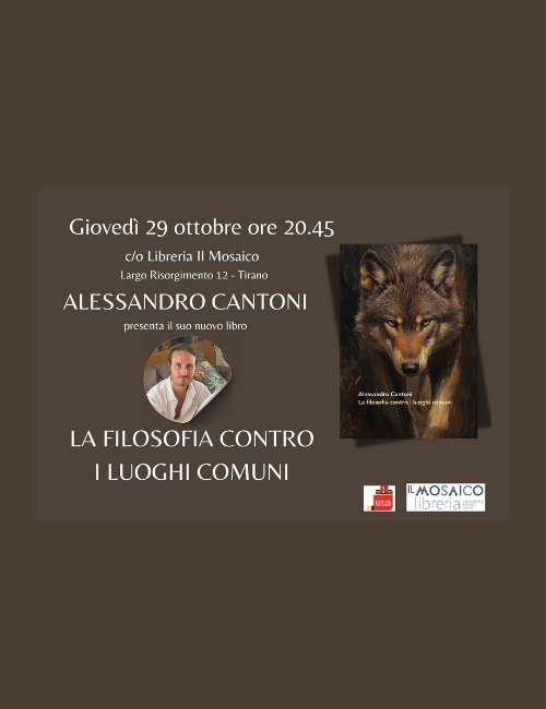 Immagine Evento Presentazione libro "La filosofia contro i luoghi comuni" | Calendario Valtellinese