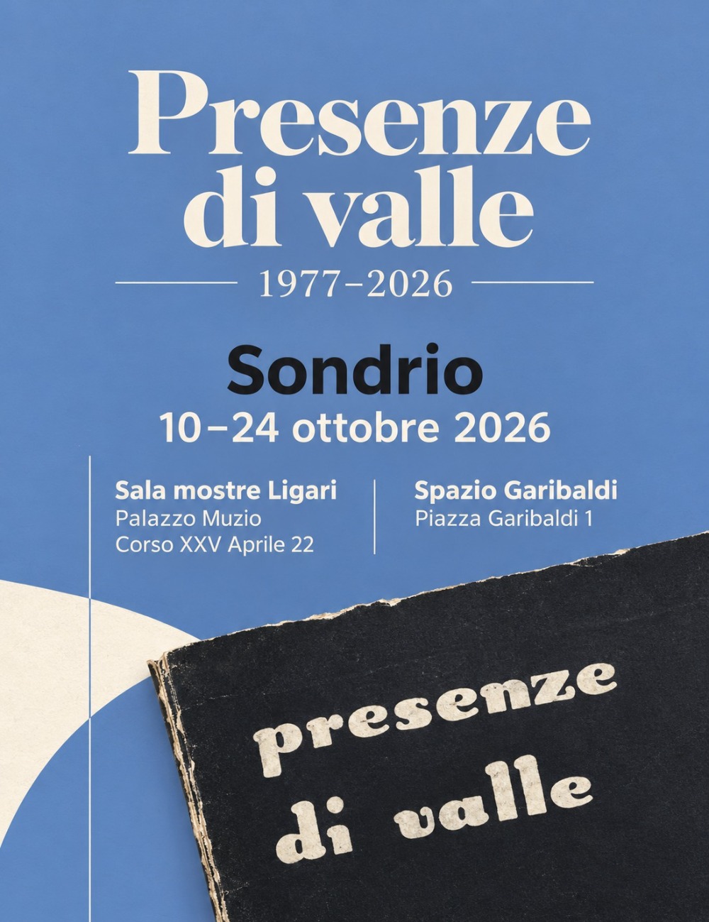 Immagine Evento 1977 – Presenze di Valle – 2026 | Calendario Valtellinese