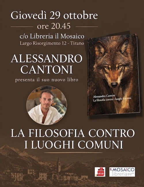 Immagine Evento Presentazione libro "La filosofia contro i luoghi comuni" | Calendario Valtellinese