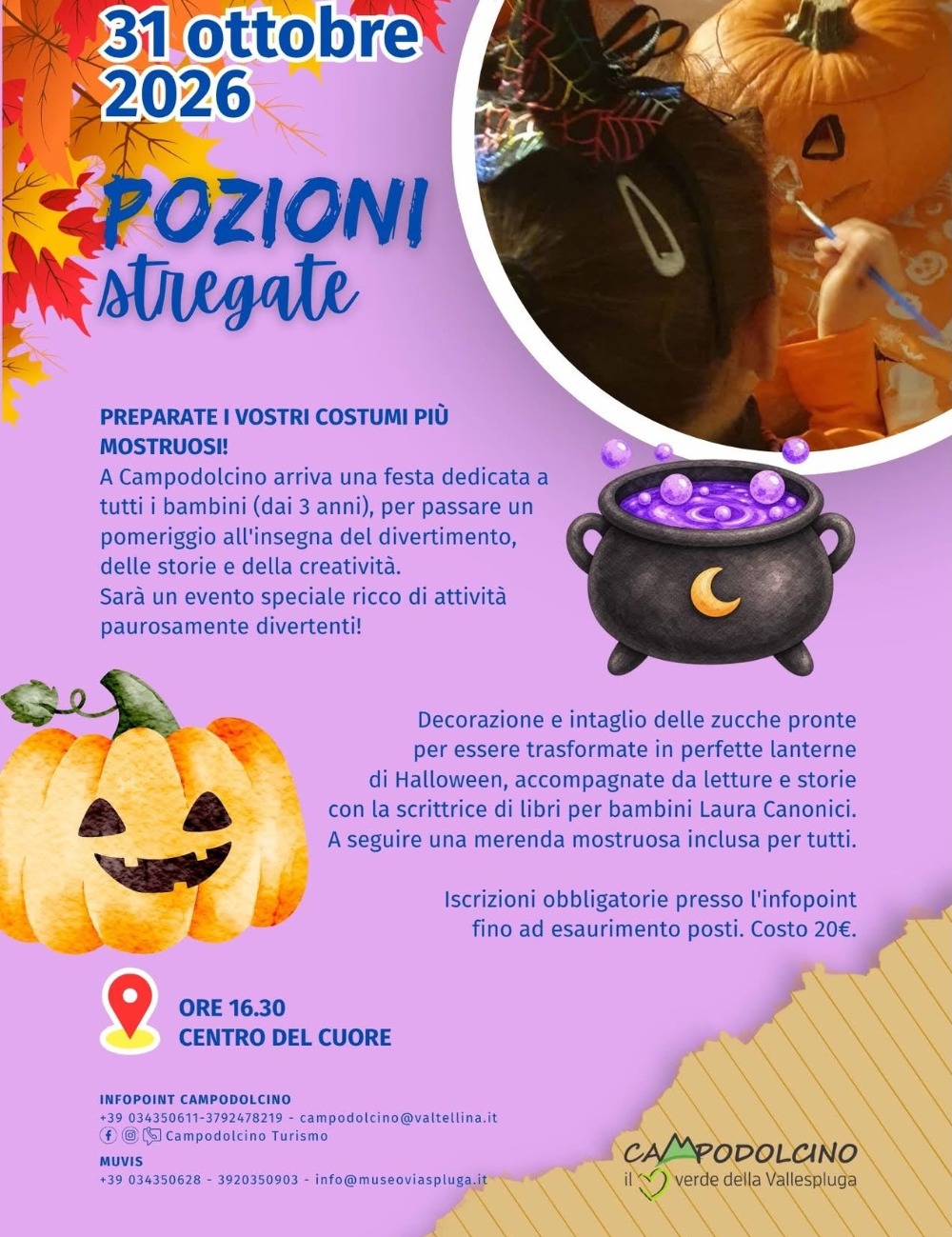 Immagine Evento Pozioni Stregate a Campodolcino | Calendario Valtellinese