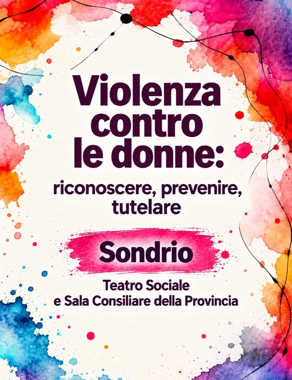 Immagine Evento Violenza contro le donne | Calendario Valtellinese