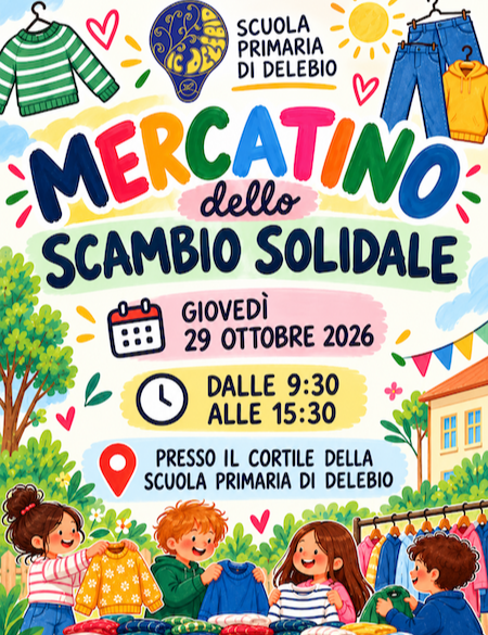 Immagine Evento Mercatino dello Scambio Solidale | Calendario Valtellinese