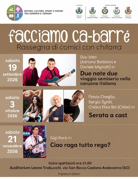Immagine Evento Facciamo Ca-barrè | Calendario Valtellinese