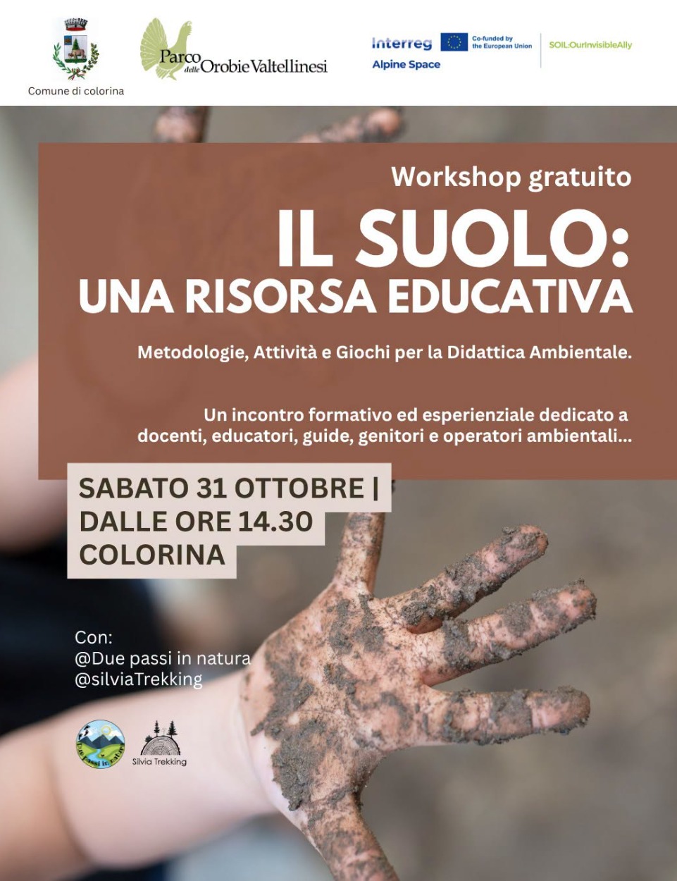 Immagine Evento Il Suolo: una risorsa educativa | Calendario Valtellinese