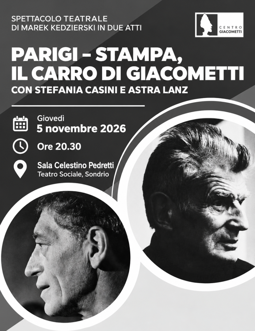 Immagine Evento Parigi – Stampa, il carro di Giacometti | Calendario Valtellinese