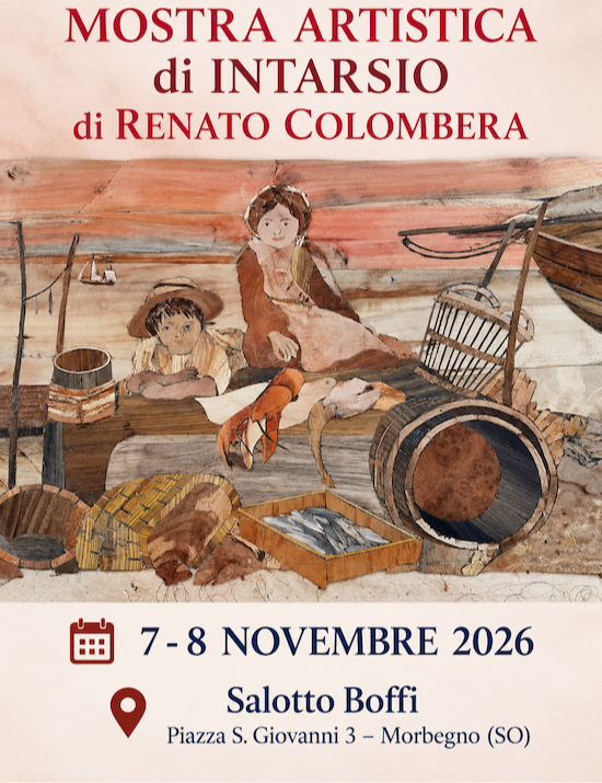 Immagine Evento Mostra artistica di intarsio di Renato Colombera | Calendario Valtellinese