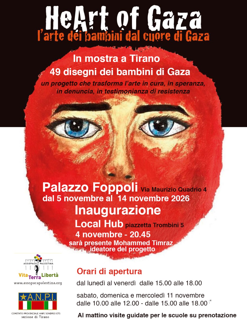 Immagine Evento HeArt of Gaza | Calendario Valtellinese